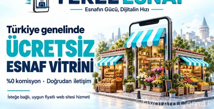 Yerel Esnaf Türkiye genelinde işletmelere ücretsiz dijital vitrin sunuyor