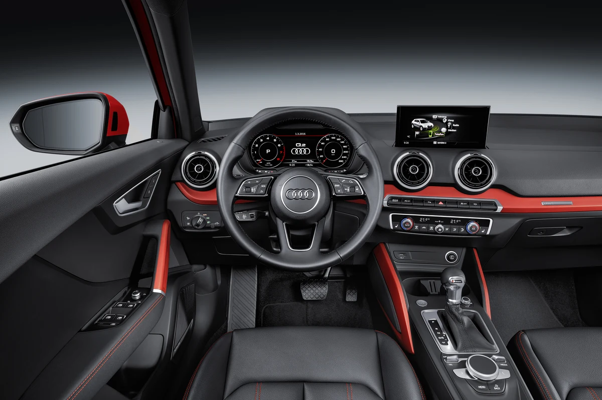Audi Q2 İç Mekan ve Kokpit Mimarisi