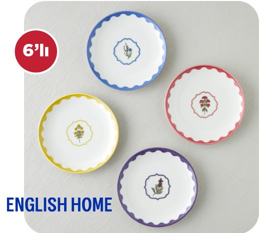BİM 30 Ekim Desenli Porselen Pasta Tabağı