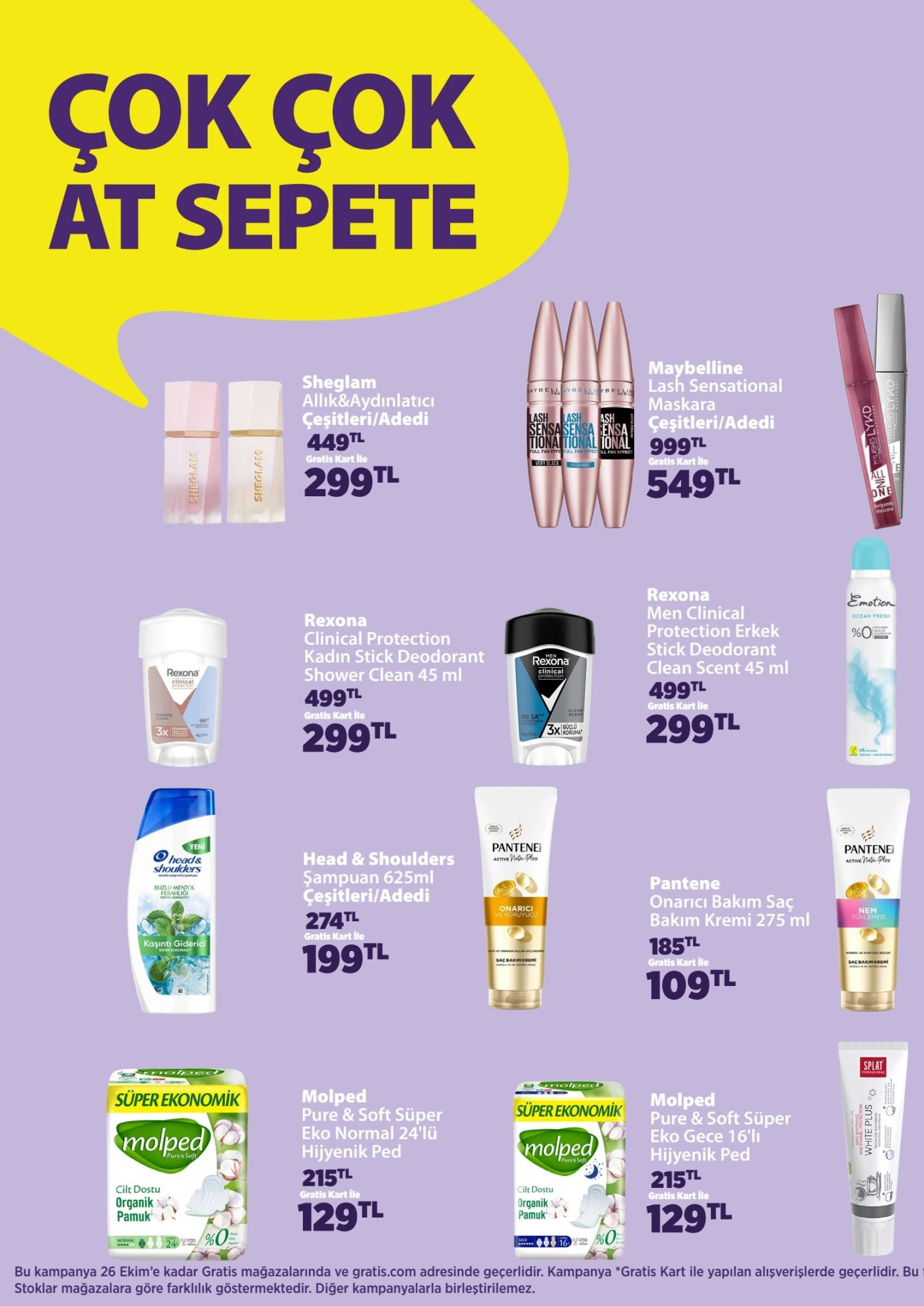 Gratis 28 Eylül - 26 Ekim Kataloğu Sayfa 4 - Rexona & Emotion Deodorant & Ter Önleyici Serisi