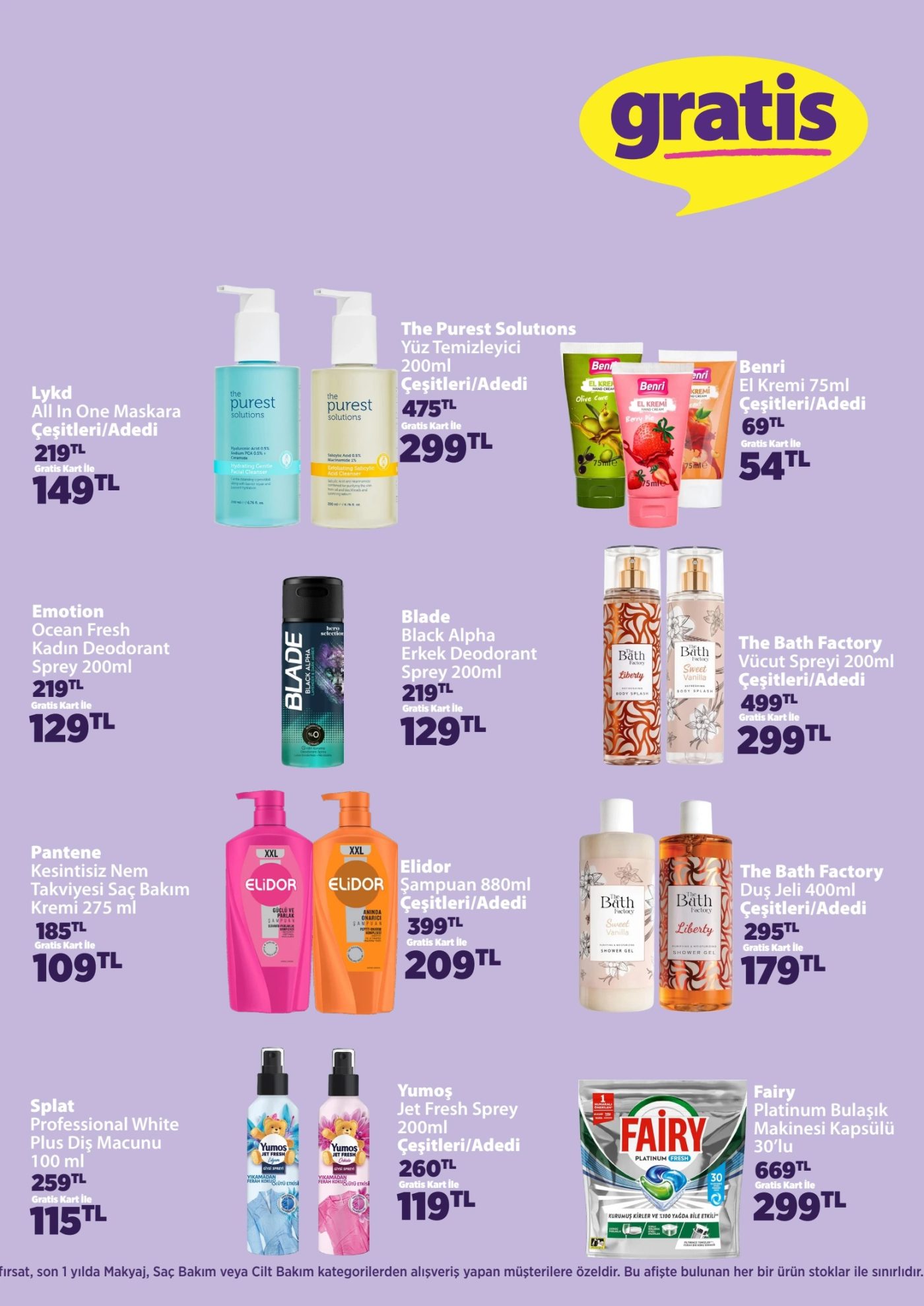 Gratis 28 Eylül - 26 Ekim Kataloğu Sayfa 5 - The Purest Solutions Yoğun Nem & Gözenek Serumları