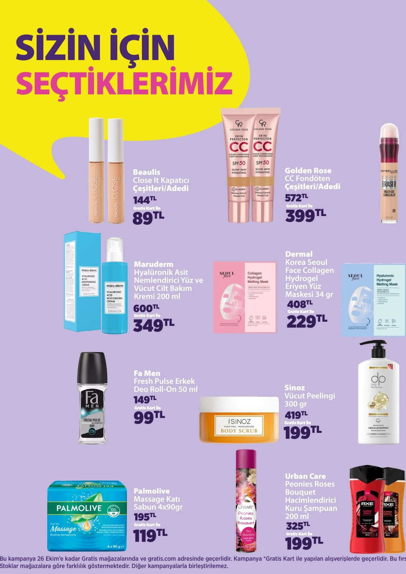Gratis 28 Eylül - 26 Ekim Kataloğu Sayfa 6 - Cilt Yenileyici Bakım & Tonikler