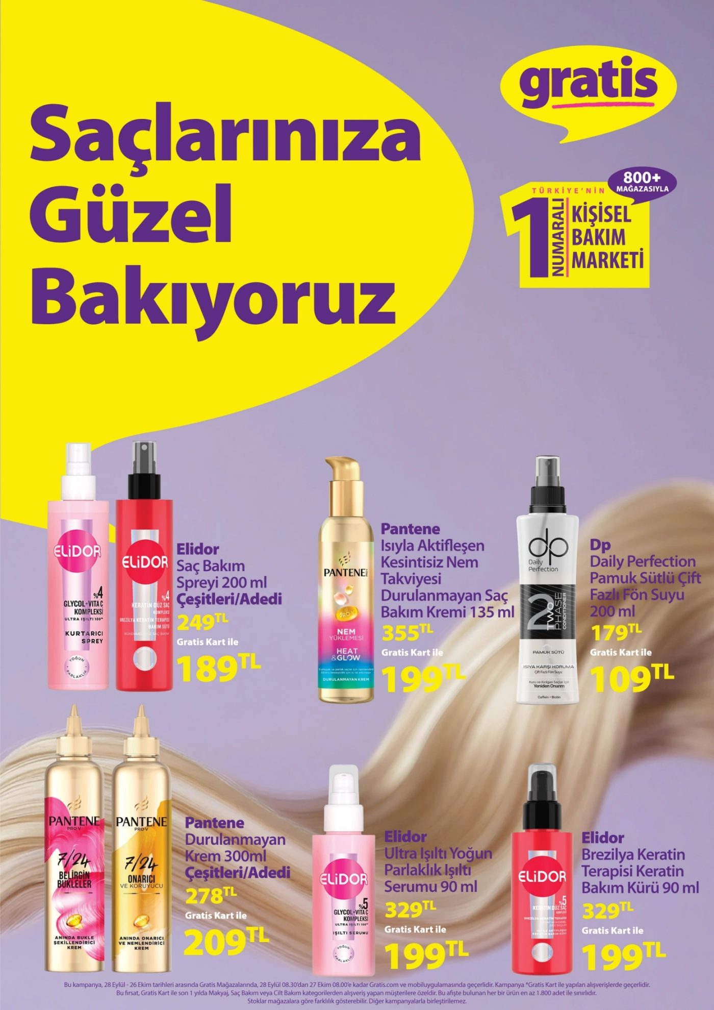 Gratis 28 Eylül - 26 Ekim Kataloğu Sayfa 9 - Saç Bakımı & Besleyici Saç Maskeleri