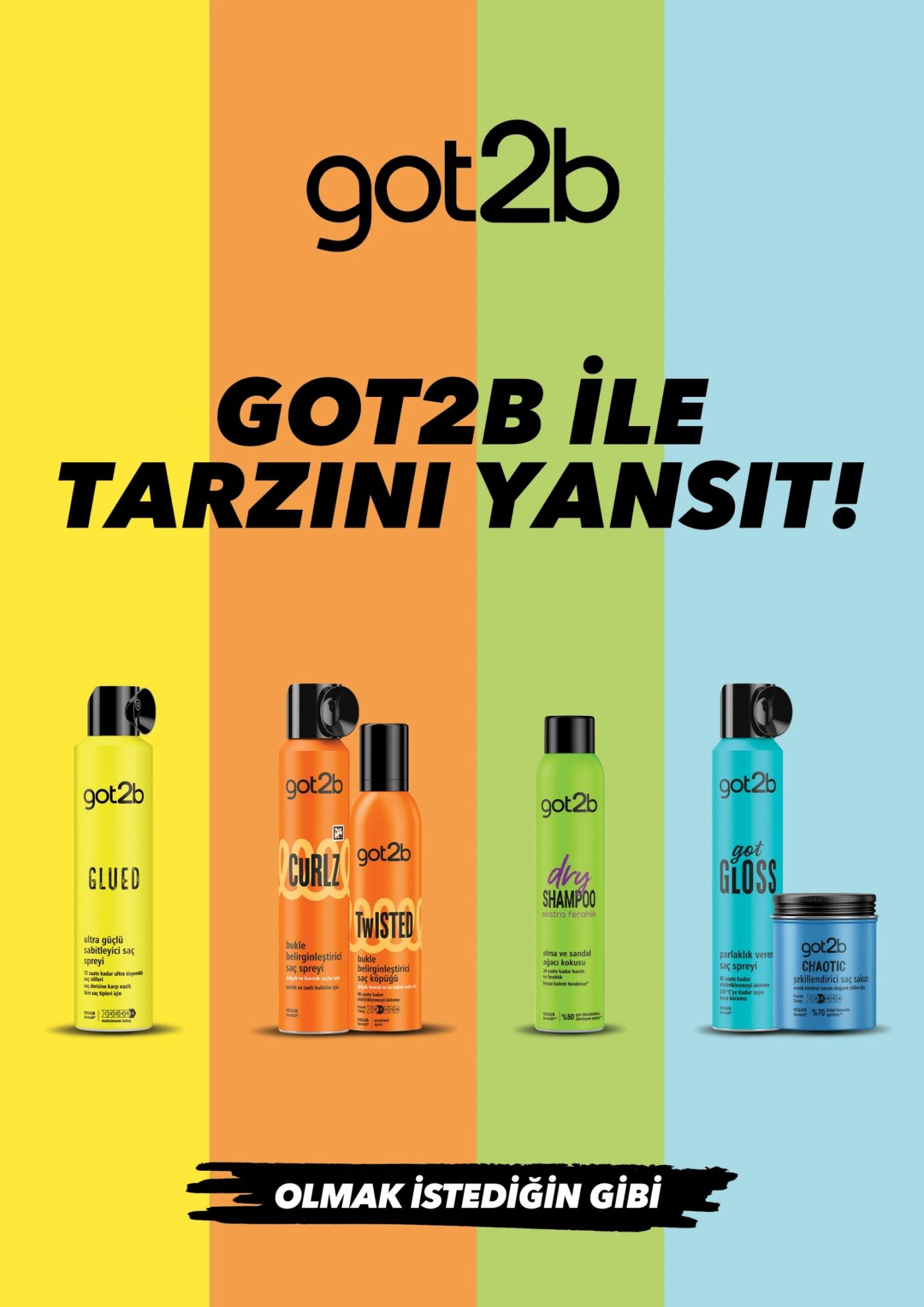 Gratis 28 Eylül - 26 Ekim Kataloğu Sayfa 27 - Got2b Saç Şekillendirici Jöle, Köpük & Spreyler