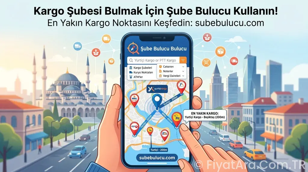 Kargo Subesi Bulmak Icin Sube Bulucu Kullanin Fiyatara